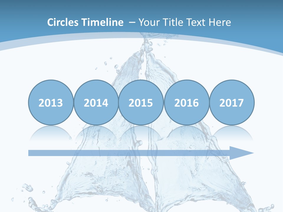 Wet Wave Drop PowerPoint Template