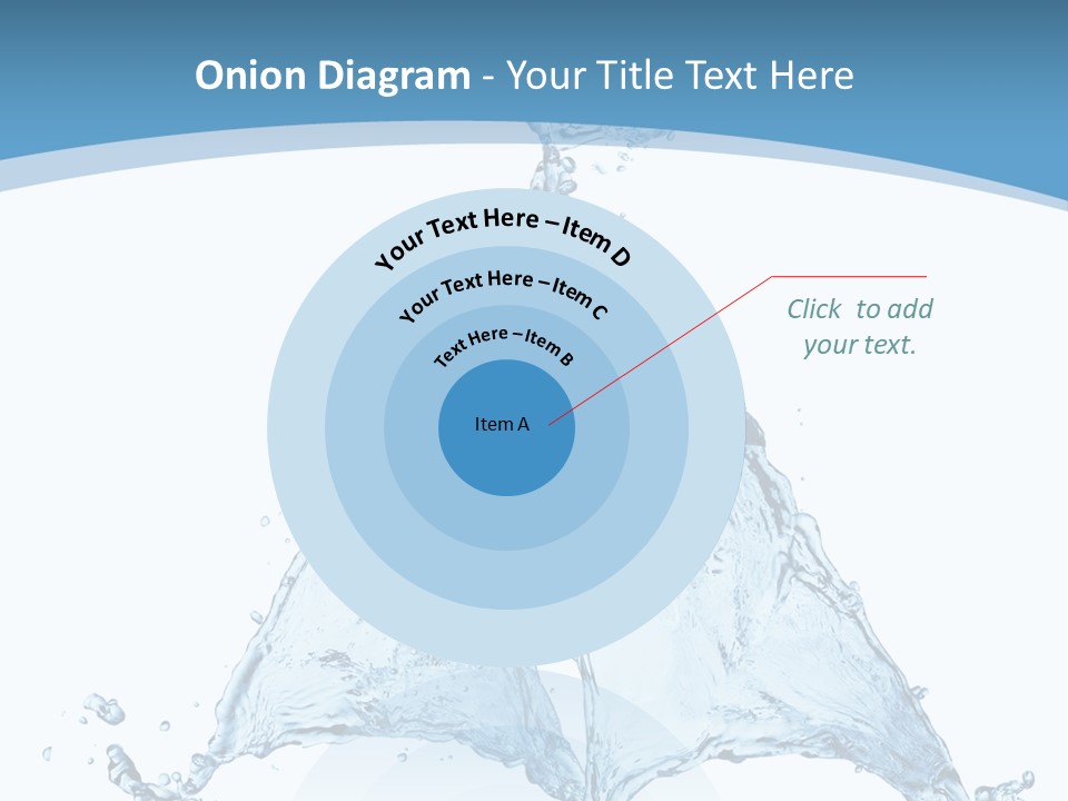 Wet Wave Drop PowerPoint Template