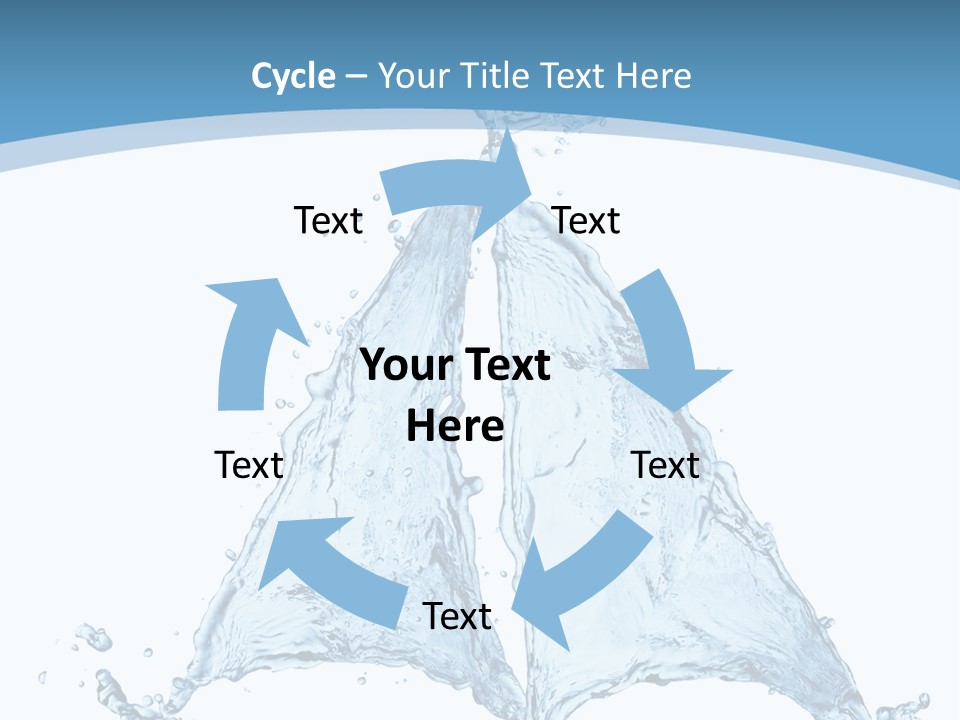 Wet Wave Drop PowerPoint Template