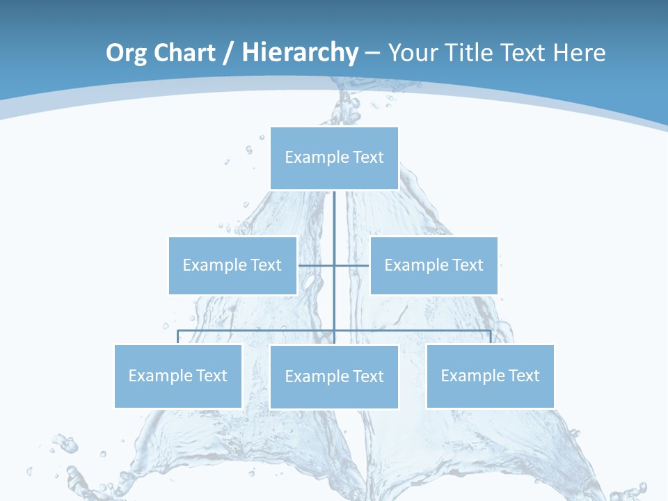 Wet Wave Drop PowerPoint Template