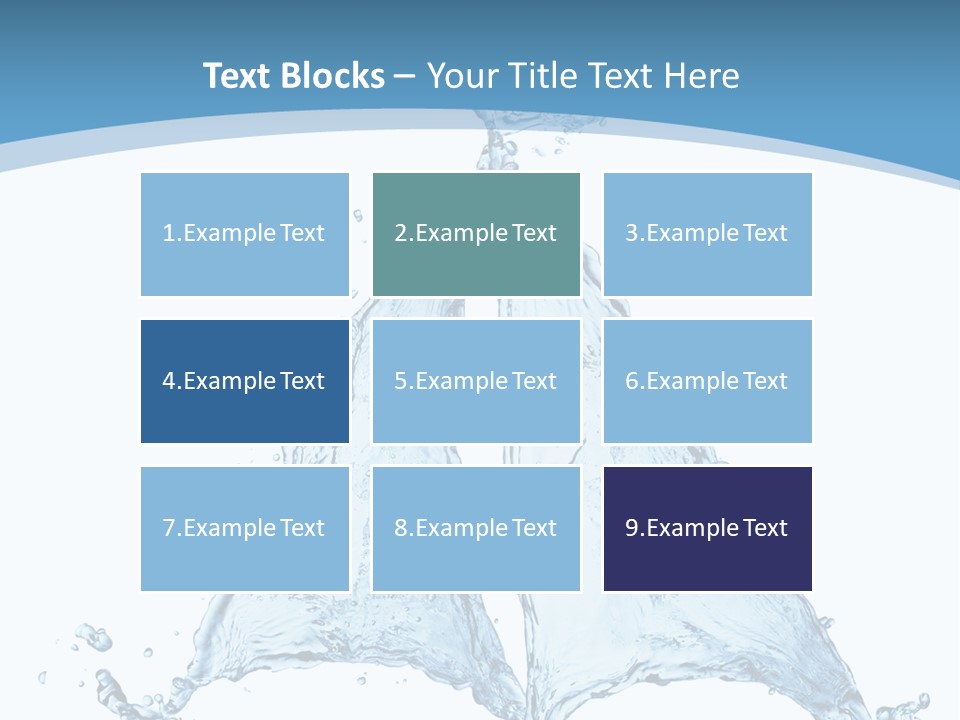 Wet Wave Drop PowerPoint Template