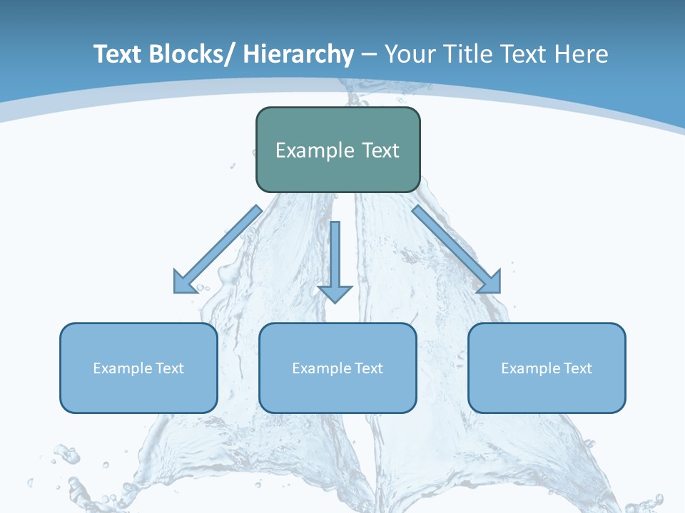 Wet Wave Drop PowerPoint Template