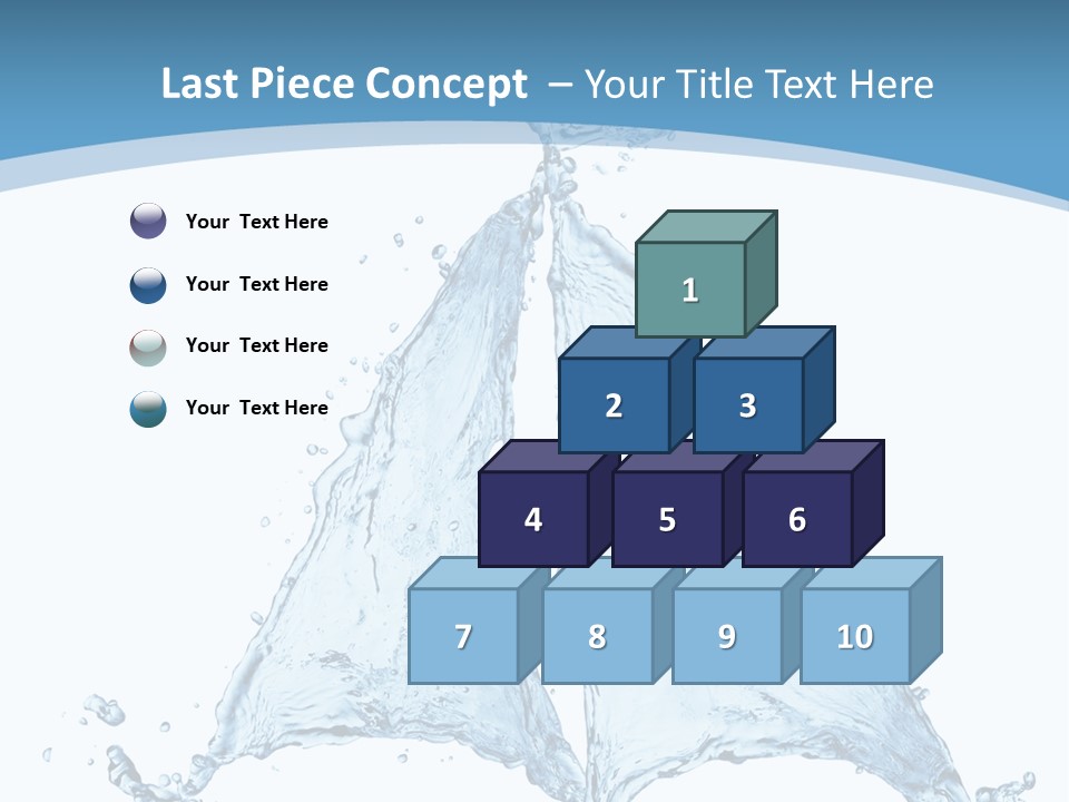 Wet Wave Drop PowerPoint Template