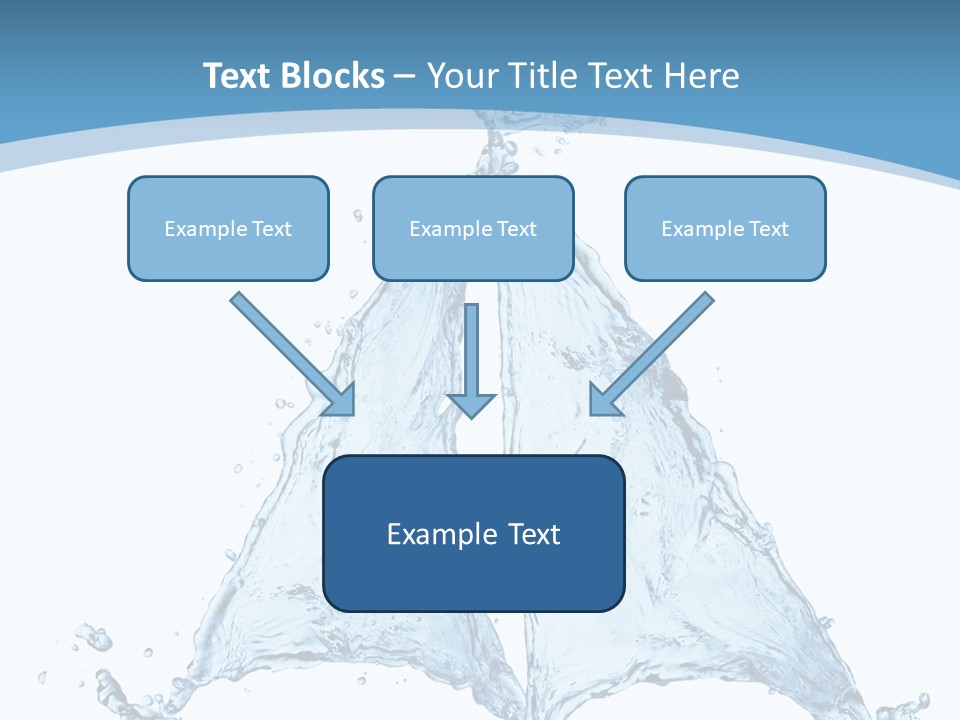 Wet Wave Drop PowerPoint Template