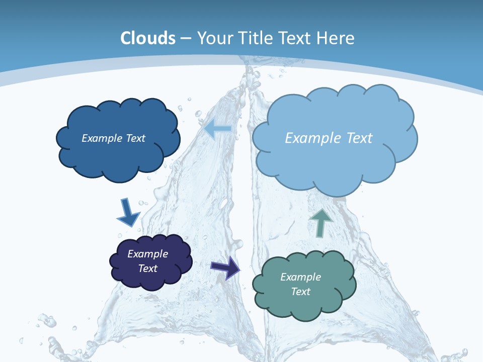 Wet Wave Drop PowerPoint Template