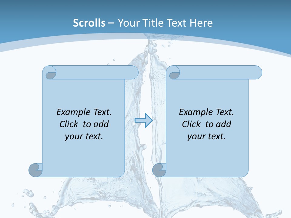Wet Wave Drop PowerPoint Template