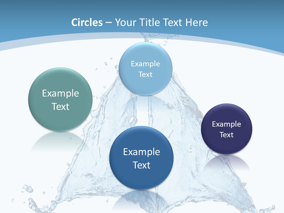 Wet Wave Drop PowerPoint Template