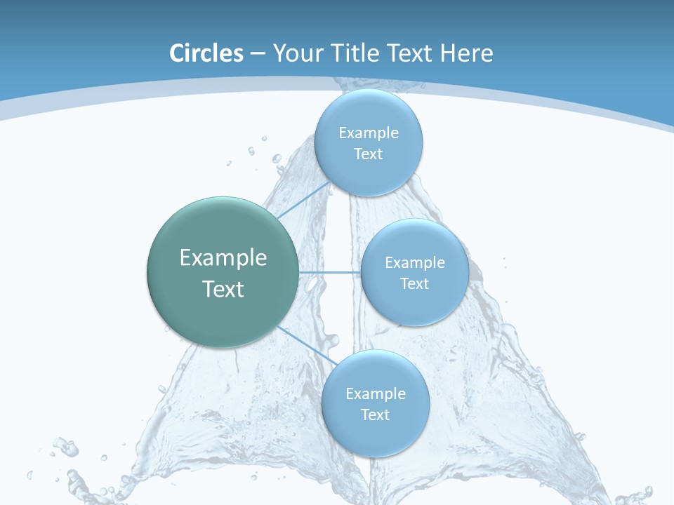 Wet Wave Drop PowerPoint Template