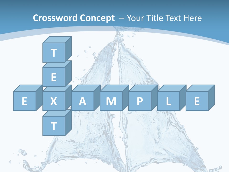 Wet Wave Drop PowerPoint Template