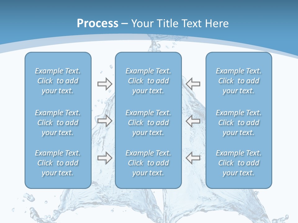 Wet Wave Drop PowerPoint Template