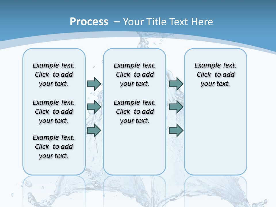 Wet Wave Drop PowerPoint Template