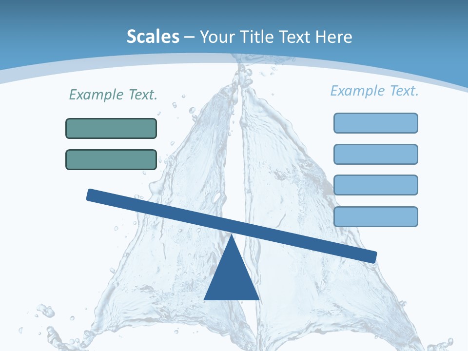 Wet Wave Drop PowerPoint Template