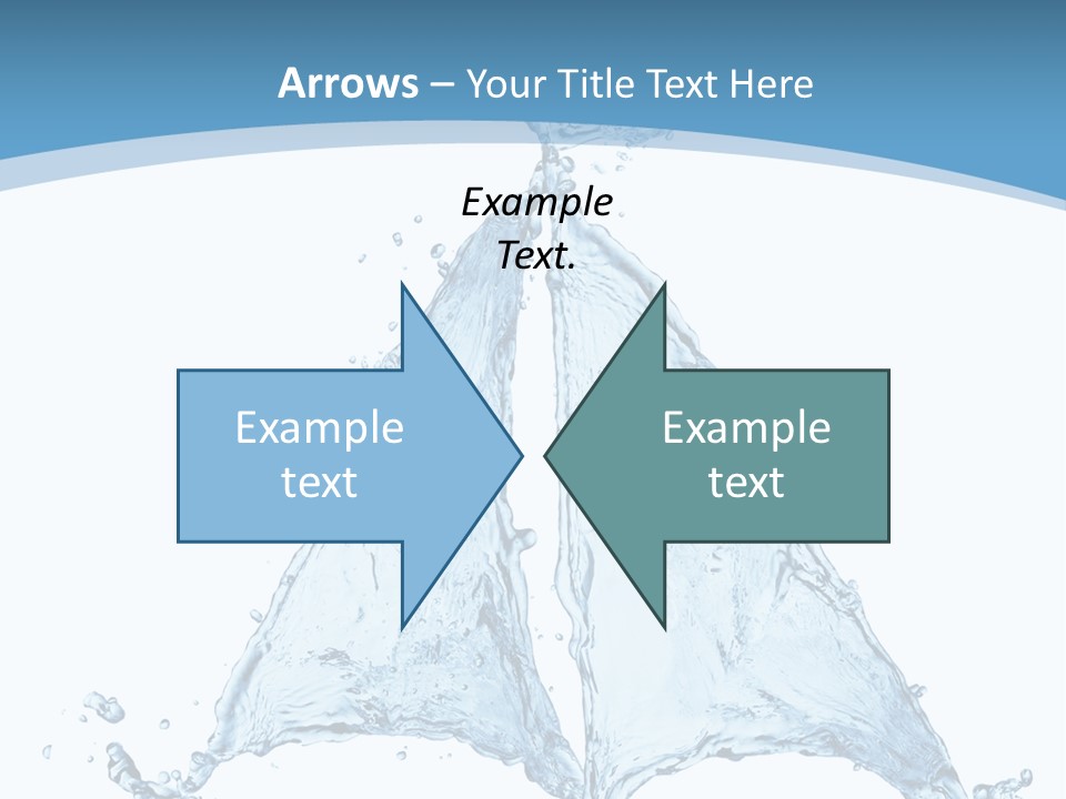 Wet Wave Drop PowerPoint Template