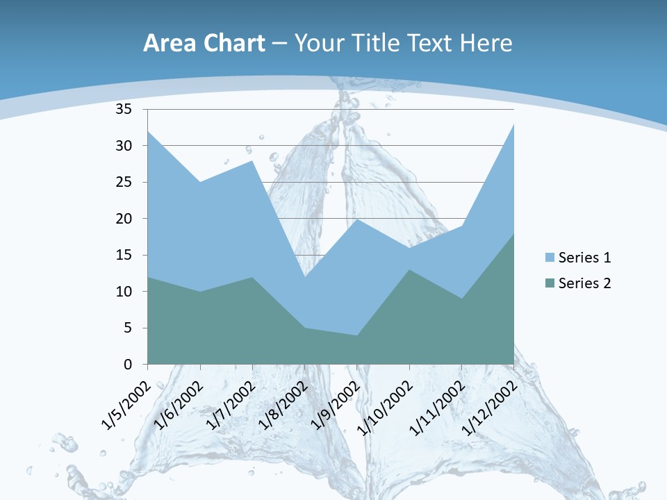 Wet Wave Drop PowerPoint Template