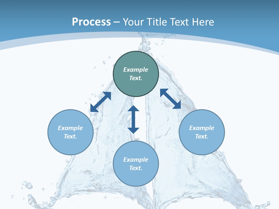 Wet Wave Drop PowerPoint Template