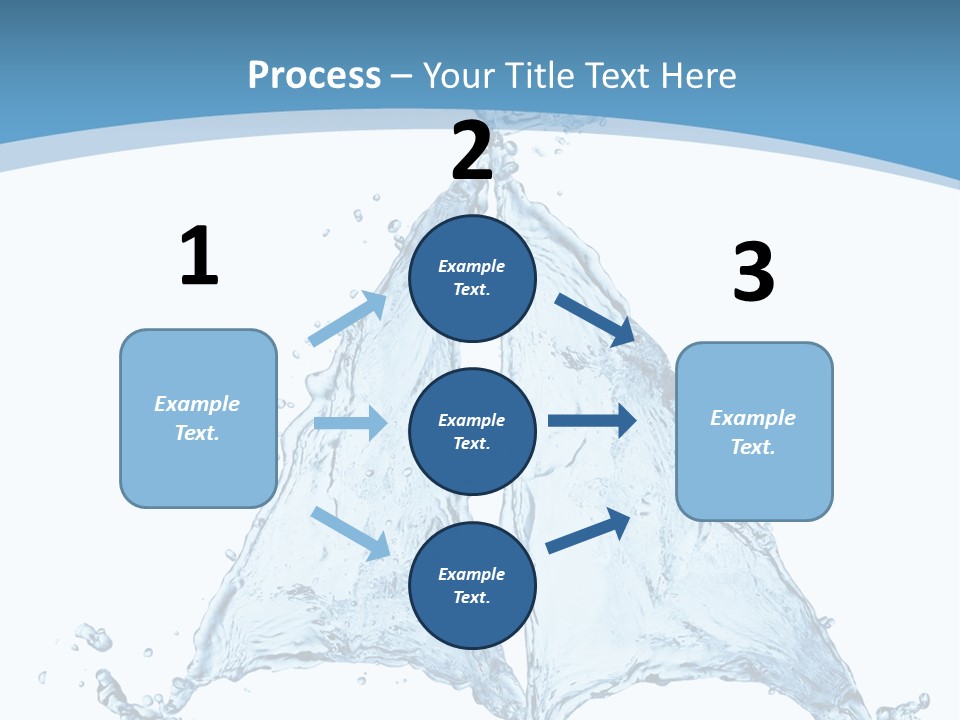 Wet Wave Drop PowerPoint Template