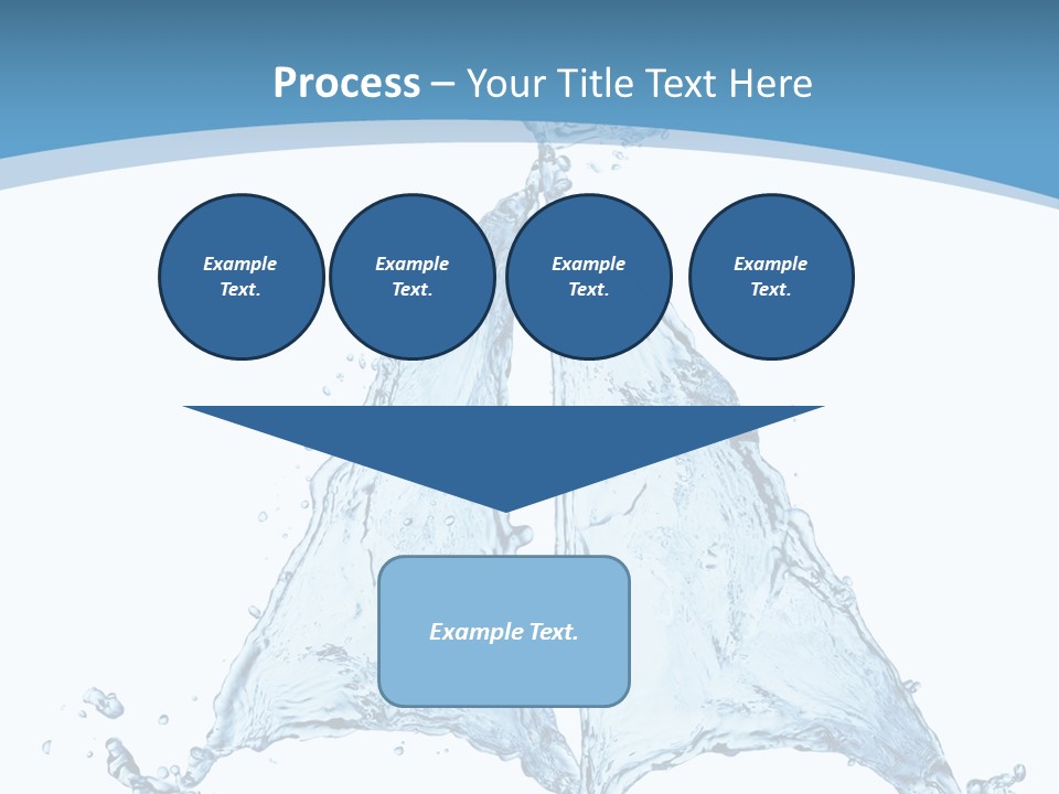 Wet Wave Drop PowerPoint Template