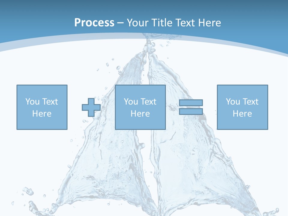 Wet Wave Drop PowerPoint Template