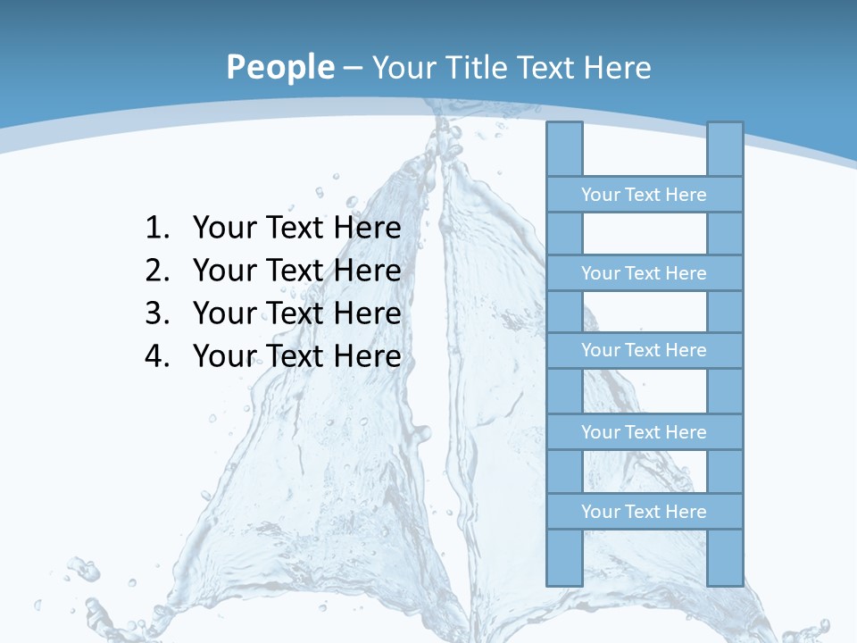 Wet Wave Drop PowerPoint Template
