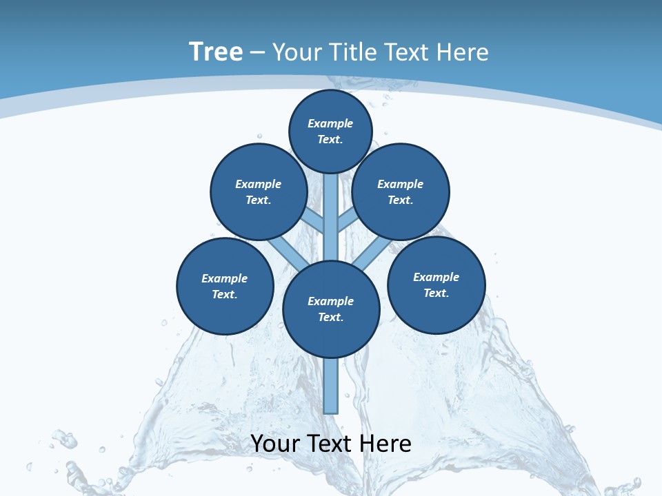 Wet Wave Drop PowerPoint Template