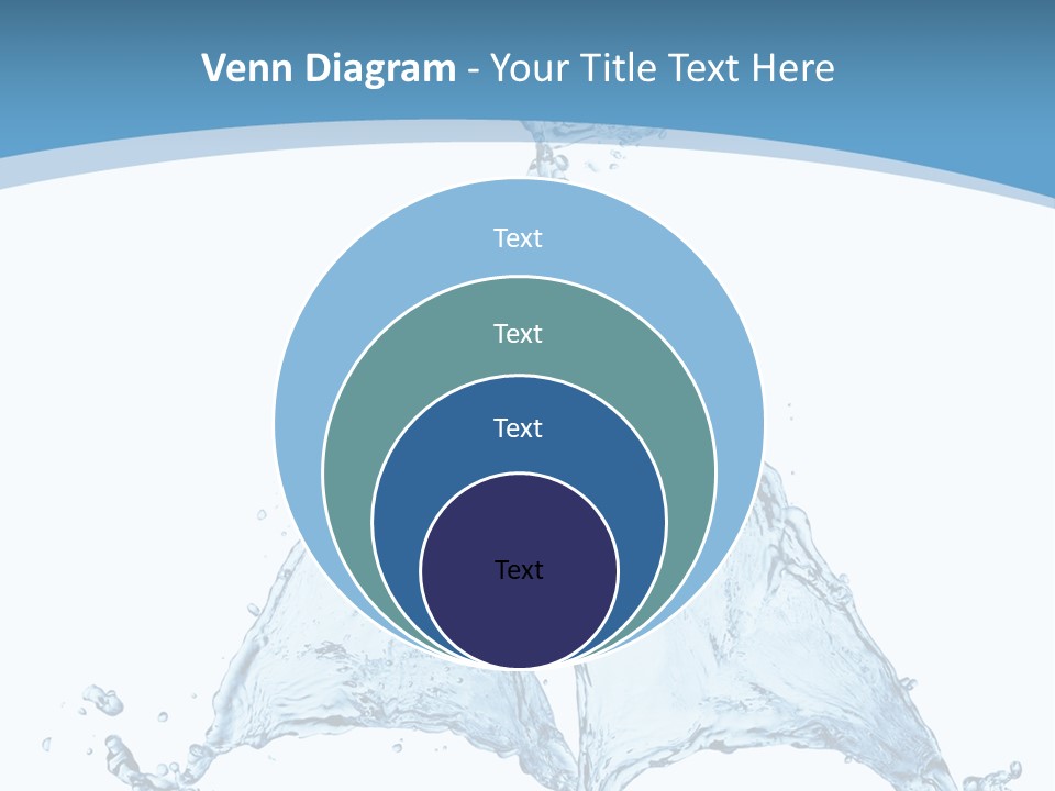 Wet Wave Drop PowerPoint Template