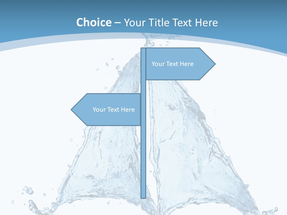 Wet Wave Drop PowerPoint Template