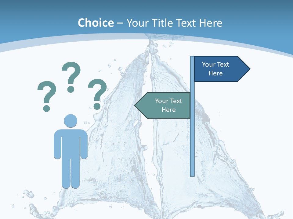 Wet Wave Drop PowerPoint Template