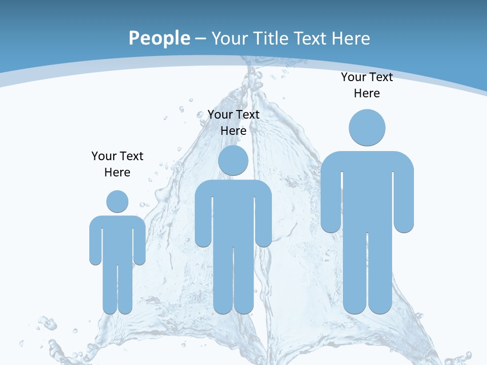 Wet Wave Drop PowerPoint Template