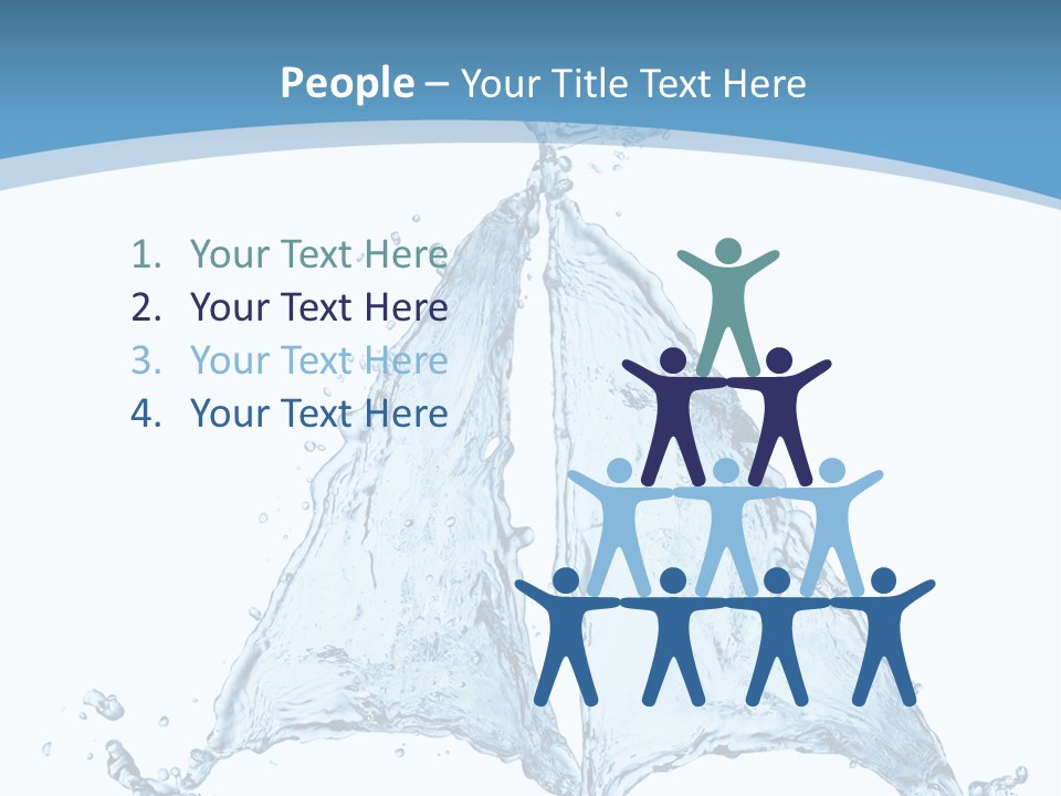 Wet Wave Drop PowerPoint Template