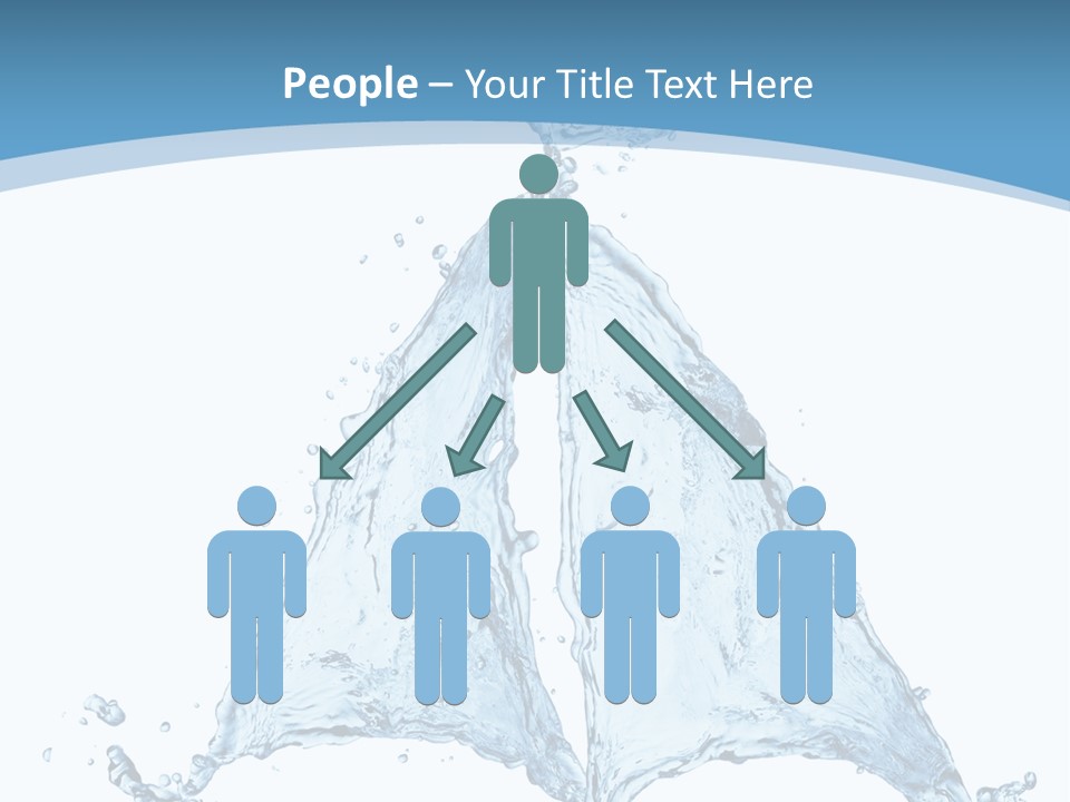 Wet Wave Drop PowerPoint Template