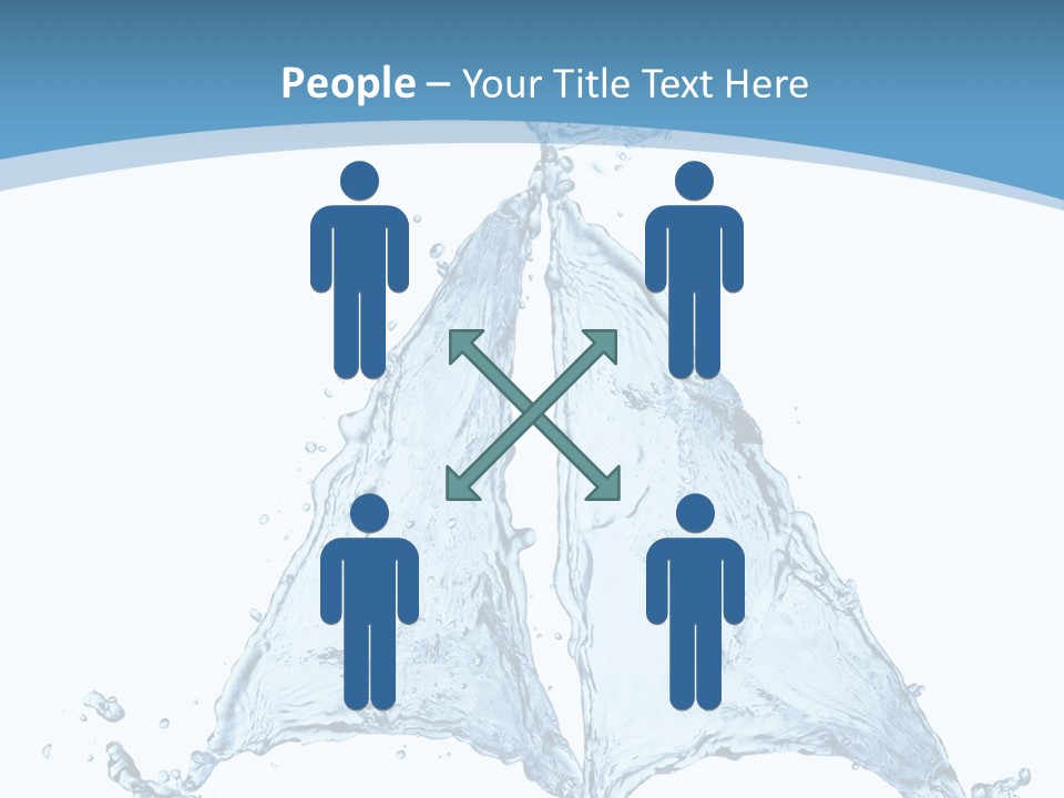 Wet Wave Drop PowerPoint Template