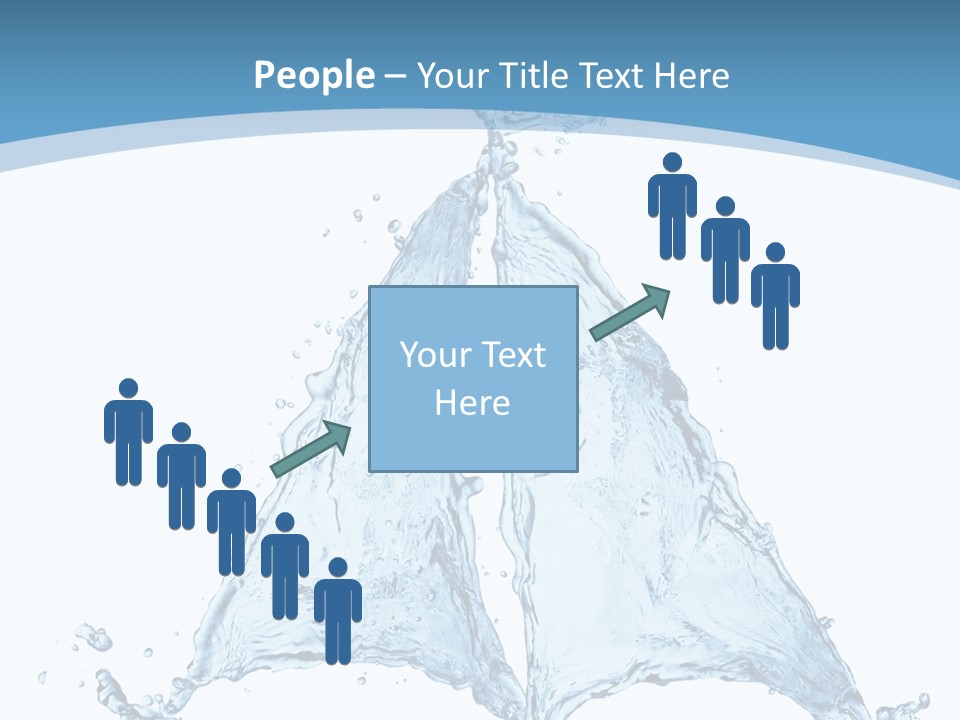 Wet Wave Drop PowerPoint Template