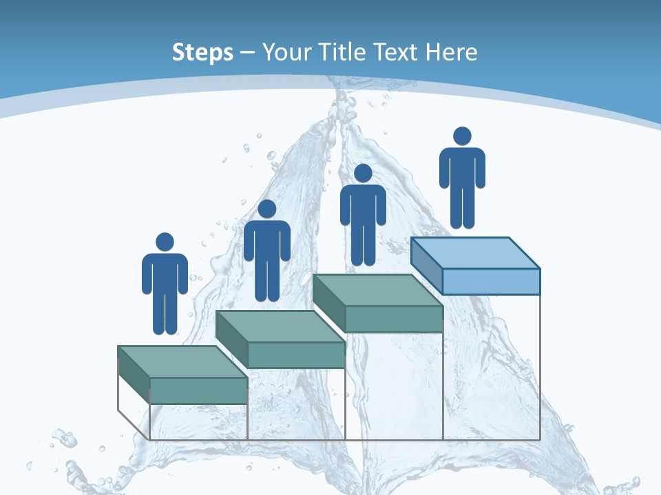 Wet Wave Drop PowerPoint Template