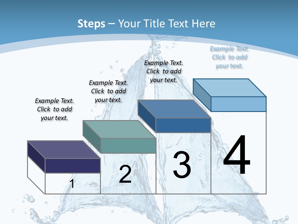 Wet Wave Drop PowerPoint Template