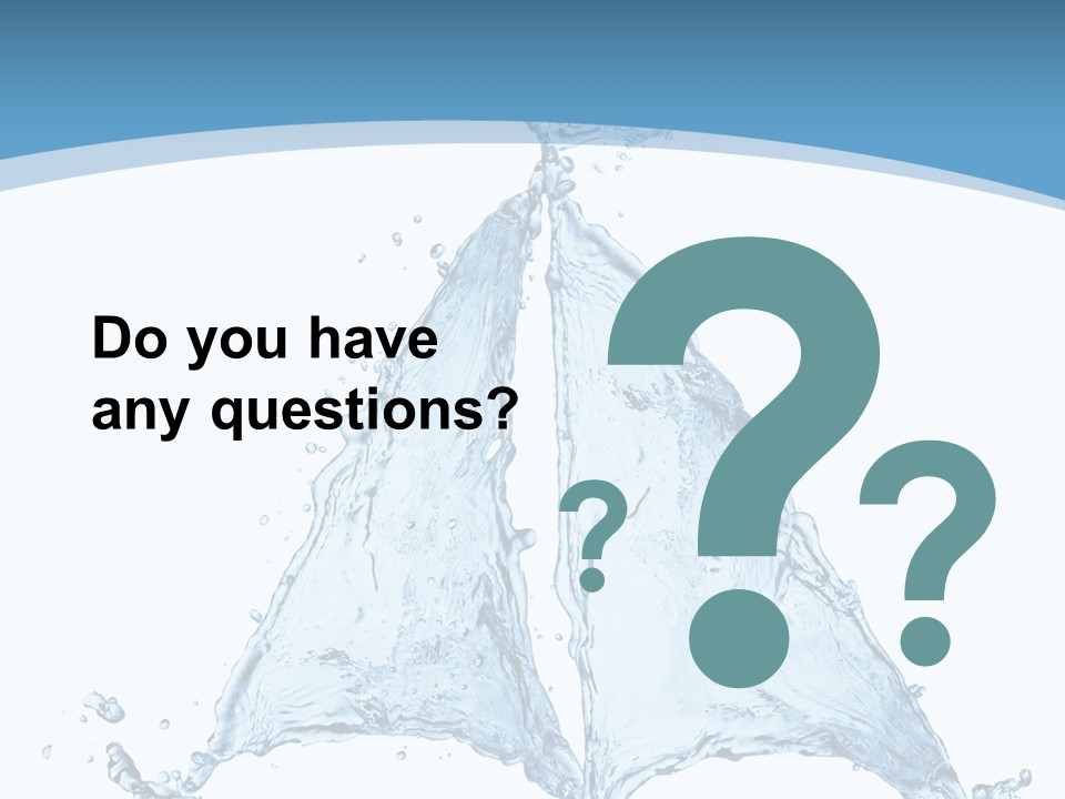 Wet Wave Drop PowerPoint Template