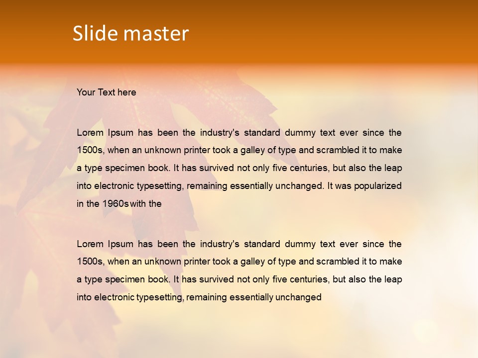 Park Isolated Vibrant PowerPoint Template