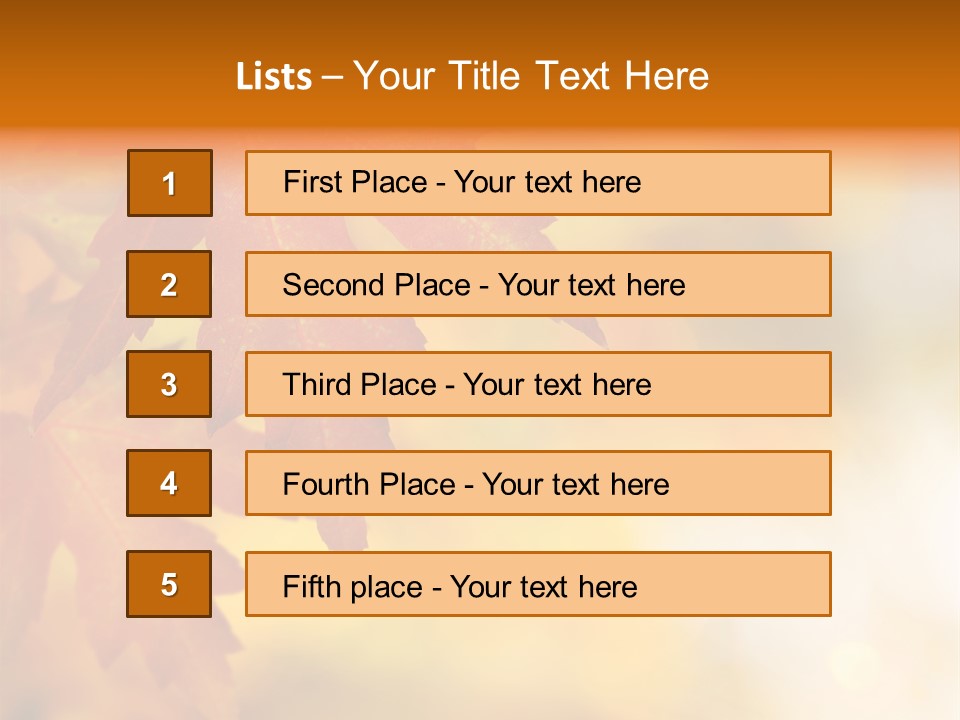 Park Isolated Vibrant PowerPoint Template