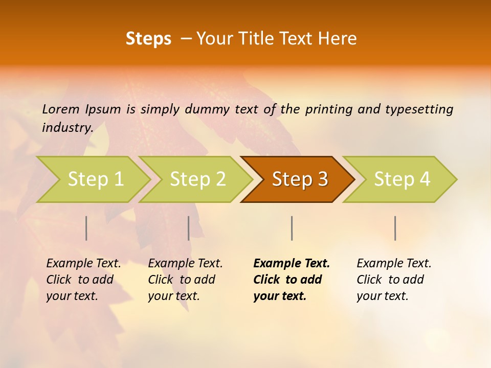 Park Isolated Vibrant PowerPoint Template