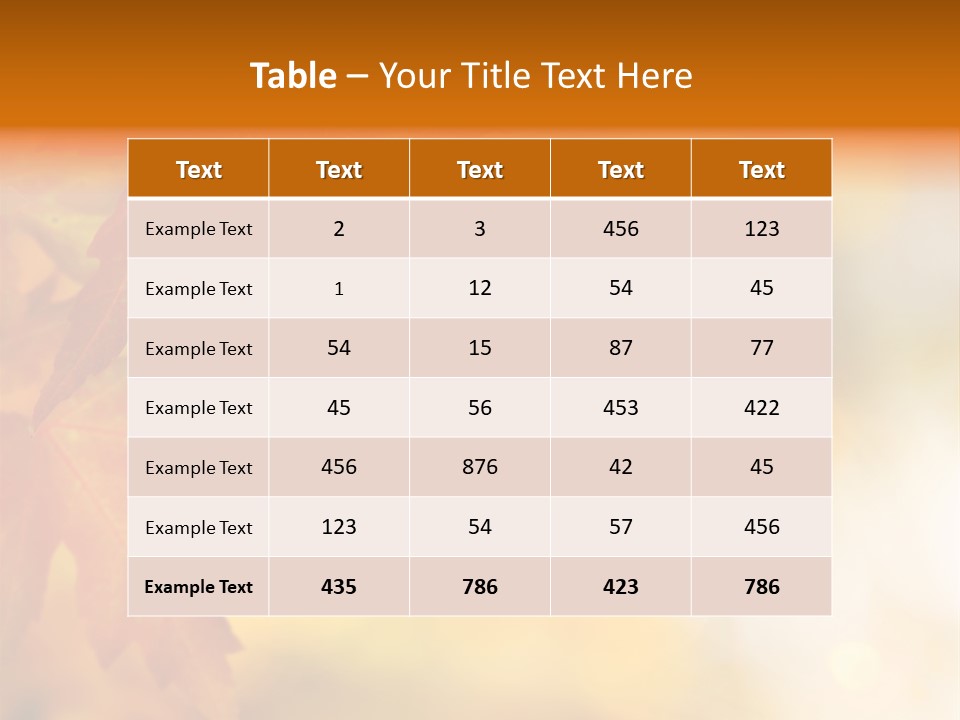 Park Isolated Vibrant PowerPoint Template