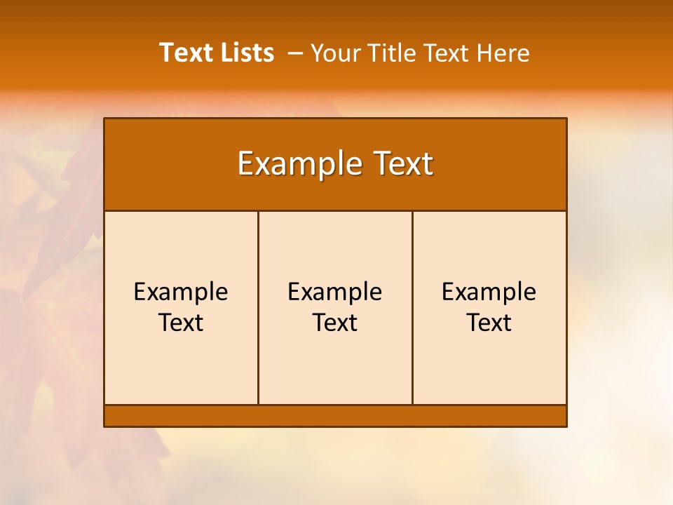 Park Isolated Vibrant PowerPoint Template