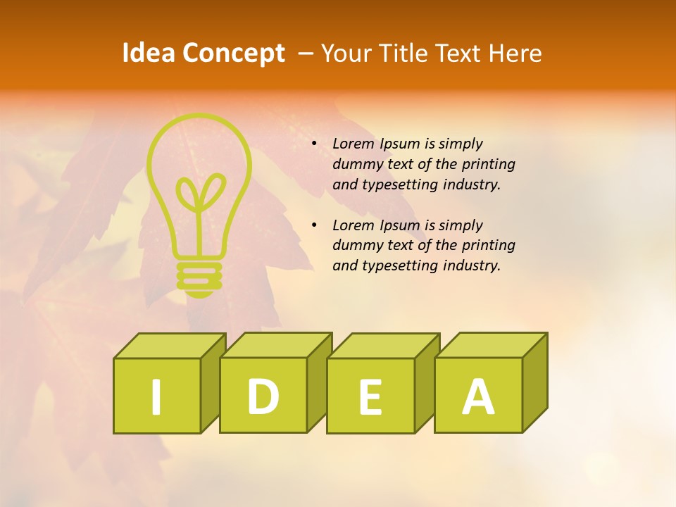 Park Isolated Vibrant PowerPoint Template