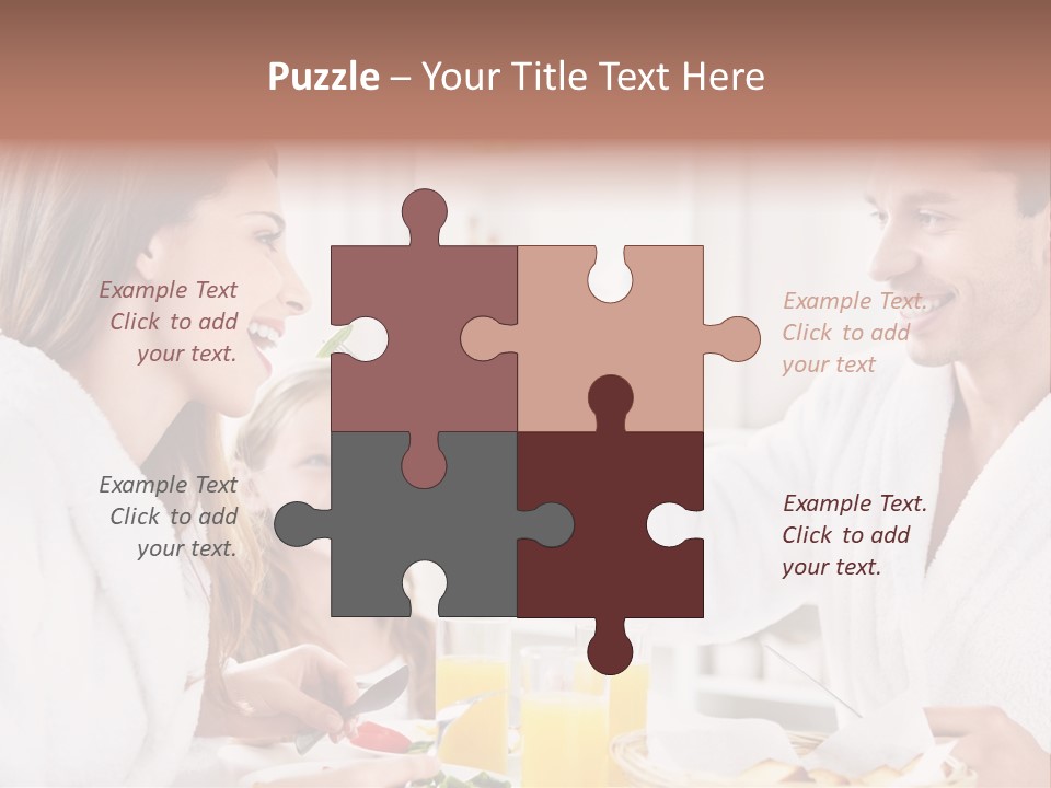 Daughter Morning Home PowerPoint Template