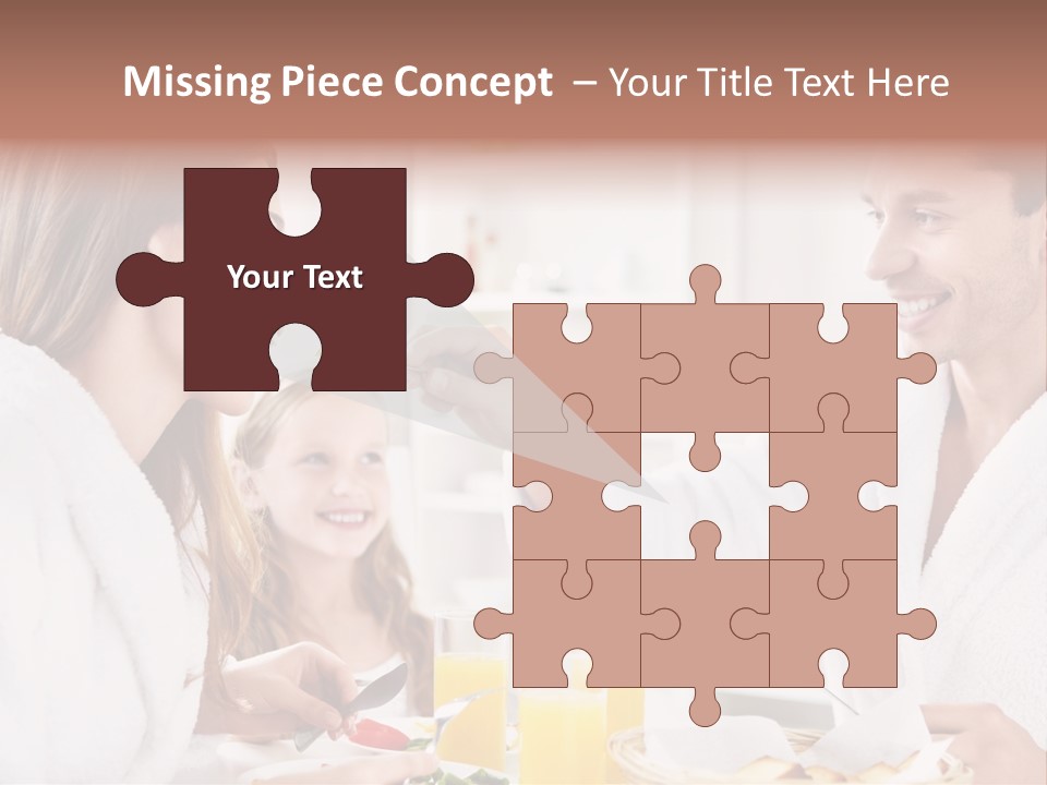 Daughter Morning Home PowerPoint Template