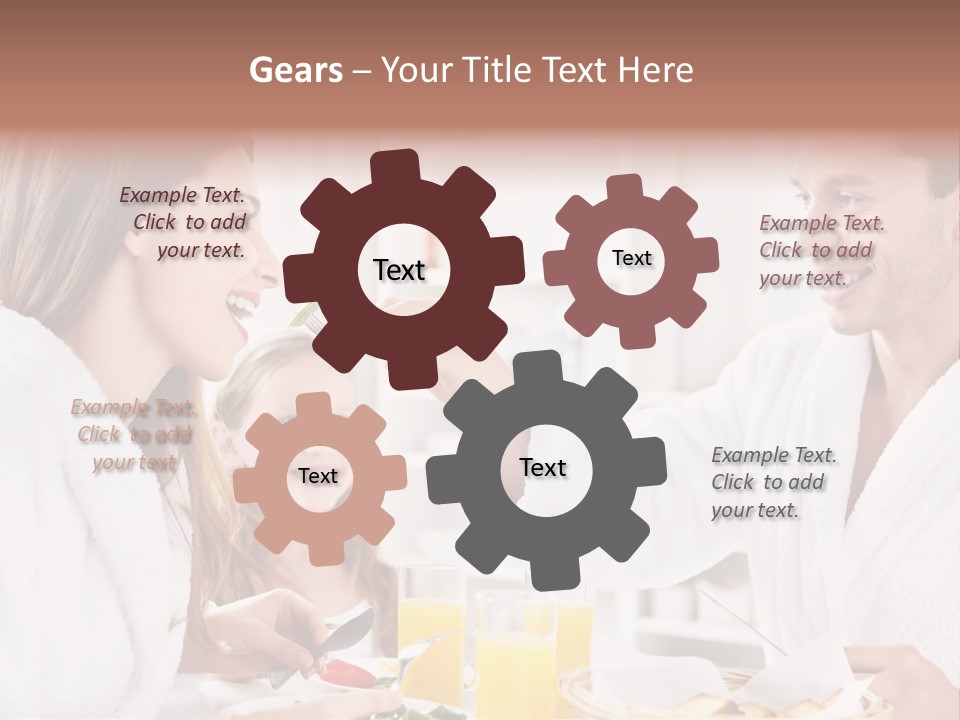 Daughter Morning Home PowerPoint Template