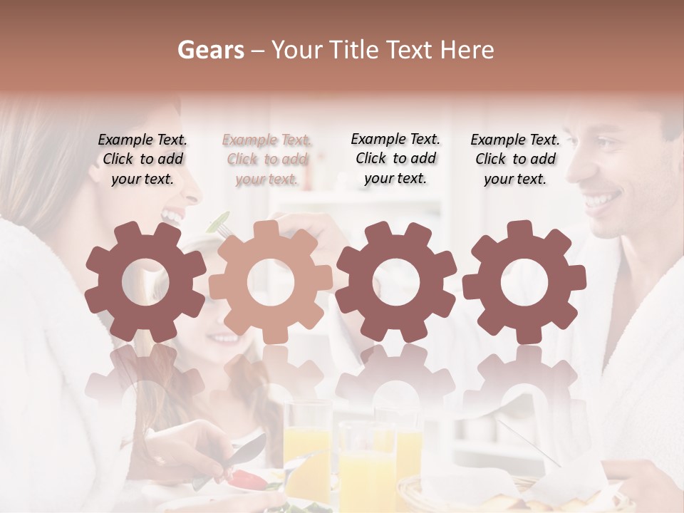 Daughter Morning Home PowerPoint Template