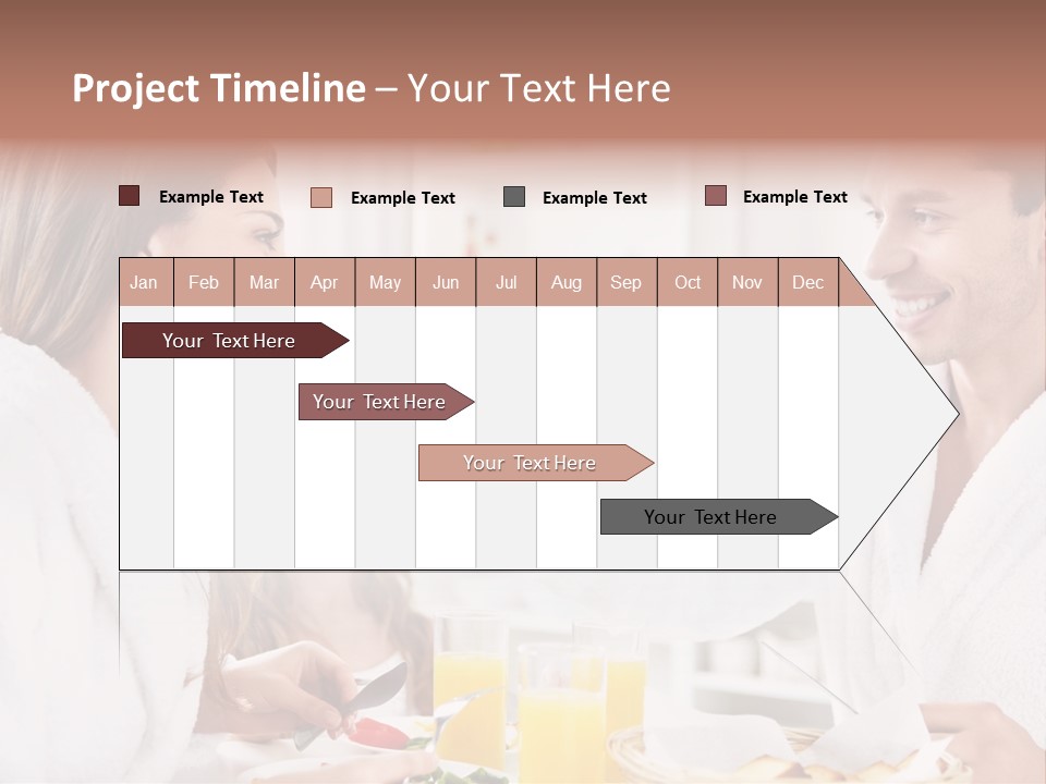 Daughter Morning Home PowerPoint Template