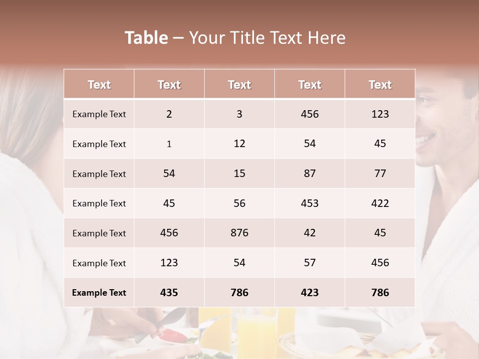 Daughter Morning Home PowerPoint Template