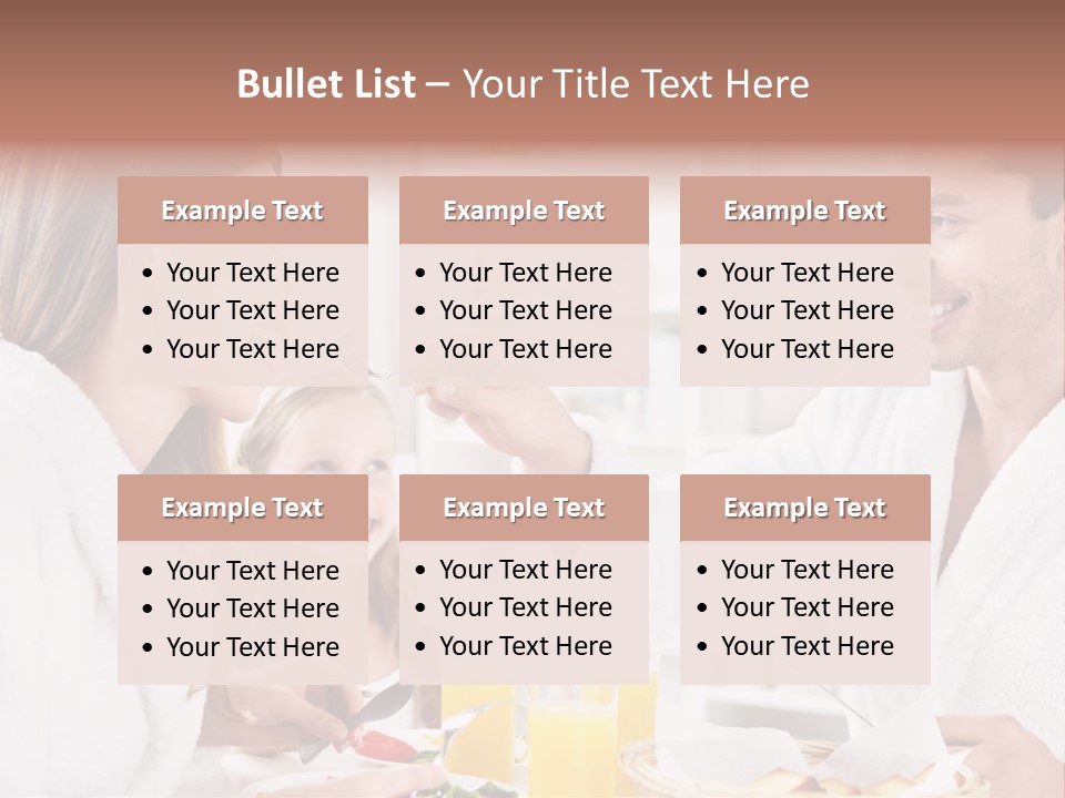 Daughter Morning Home PowerPoint Template