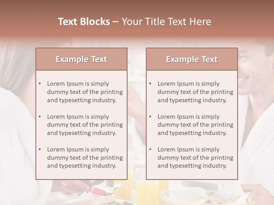 Daughter Morning Home PowerPoint Template