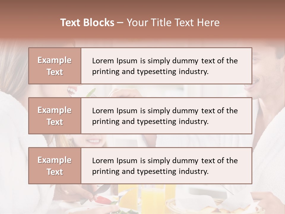 Daughter Morning Home PowerPoint Template